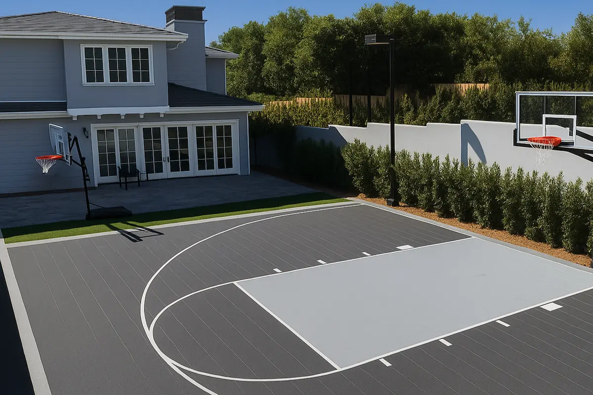 ハーフコート施工事例